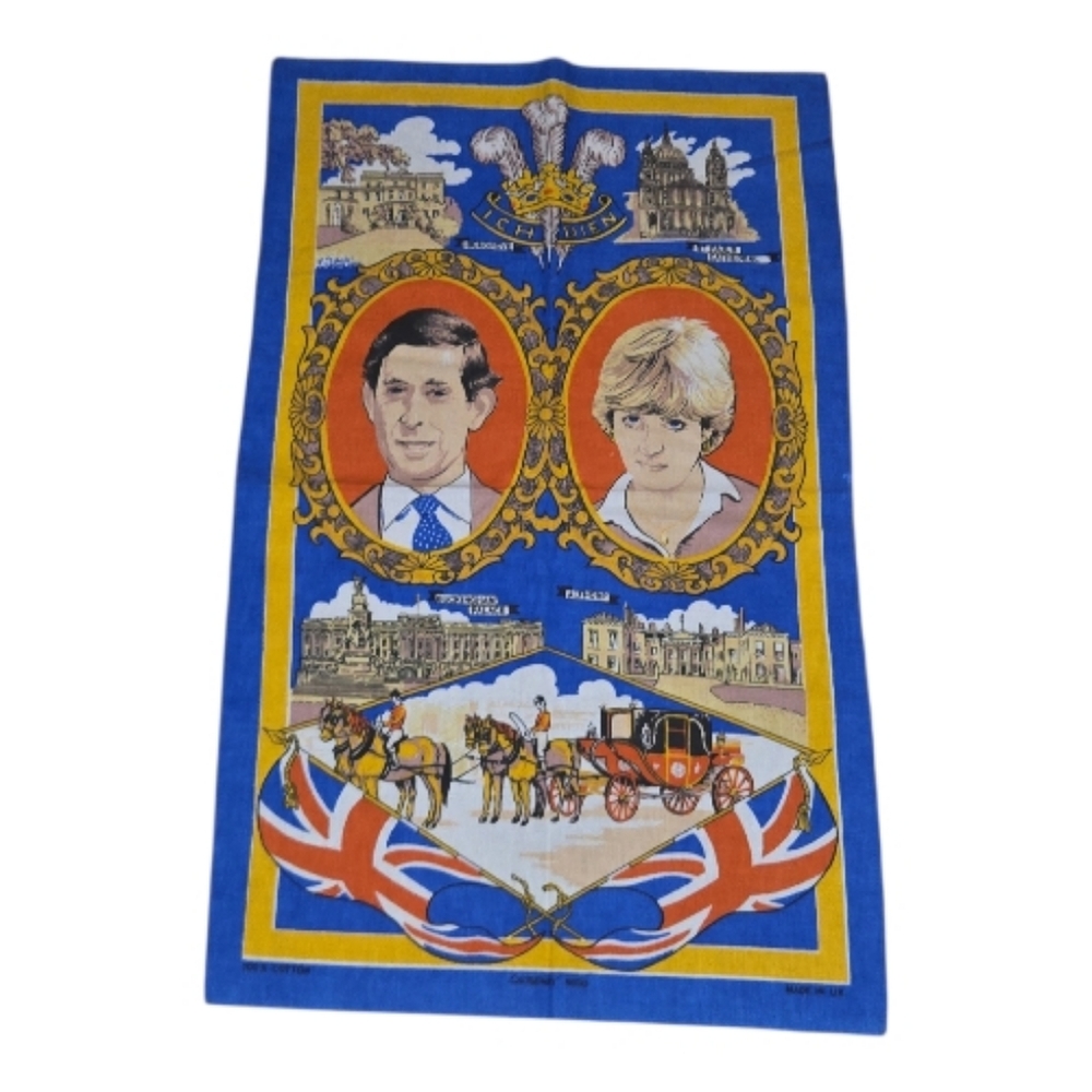 Vintage Royal Commemorative Tea Towel